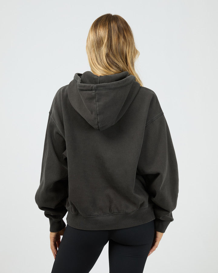 All About Eve Club House Box Hoodie | Washed Black