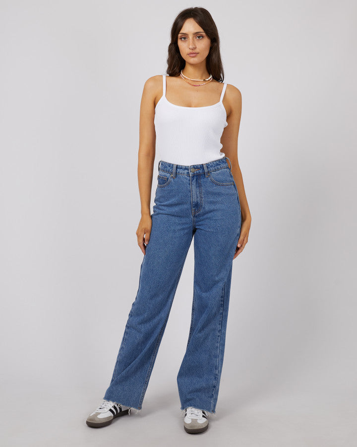 All About Eve Baby Rib Cami | White