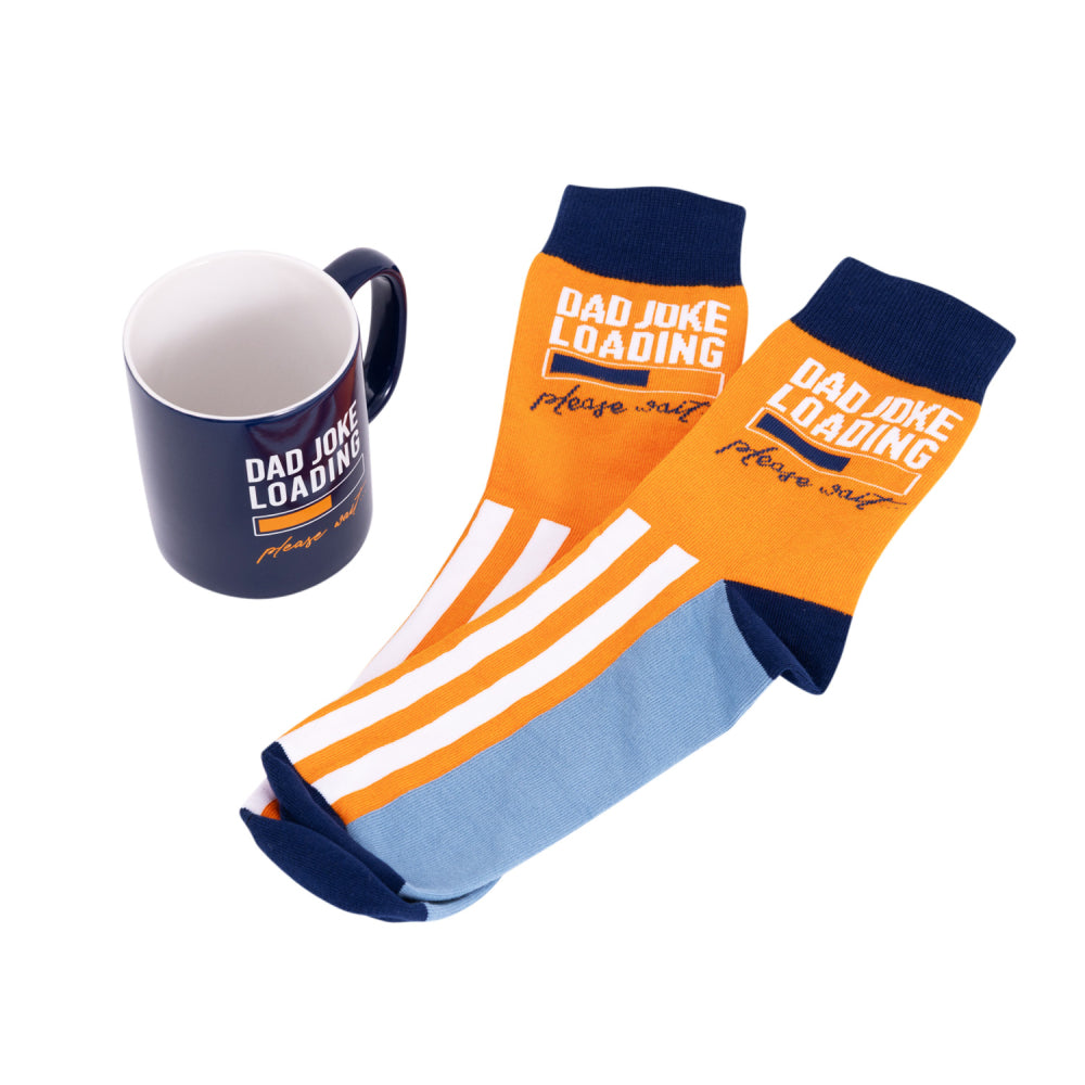 Fathers Day Joke Loading Mug & Sock Set