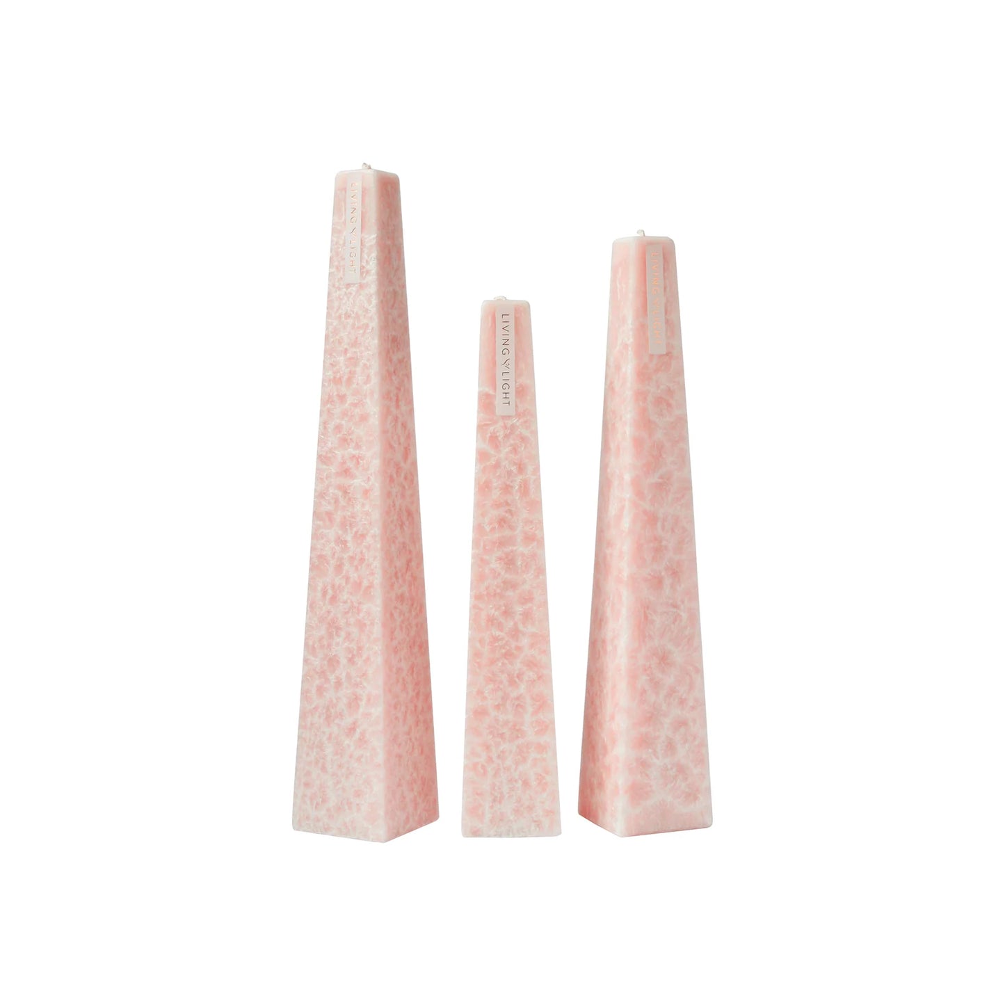 Living Light Icicle Candle - Peony Rose