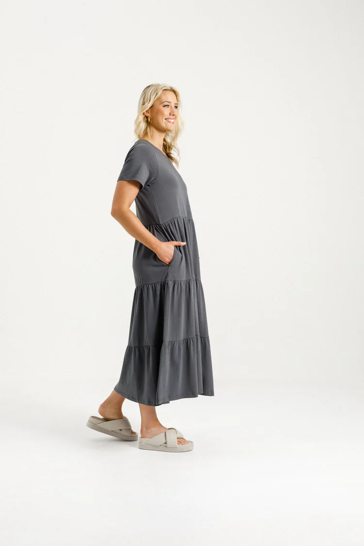 Homelee Kendall Dress | Graphite