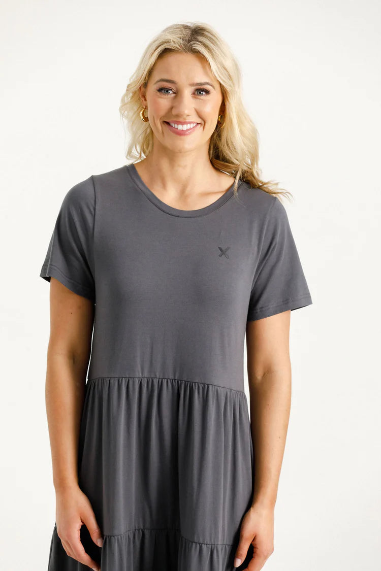 Homelee Kendall Dress | Graphite