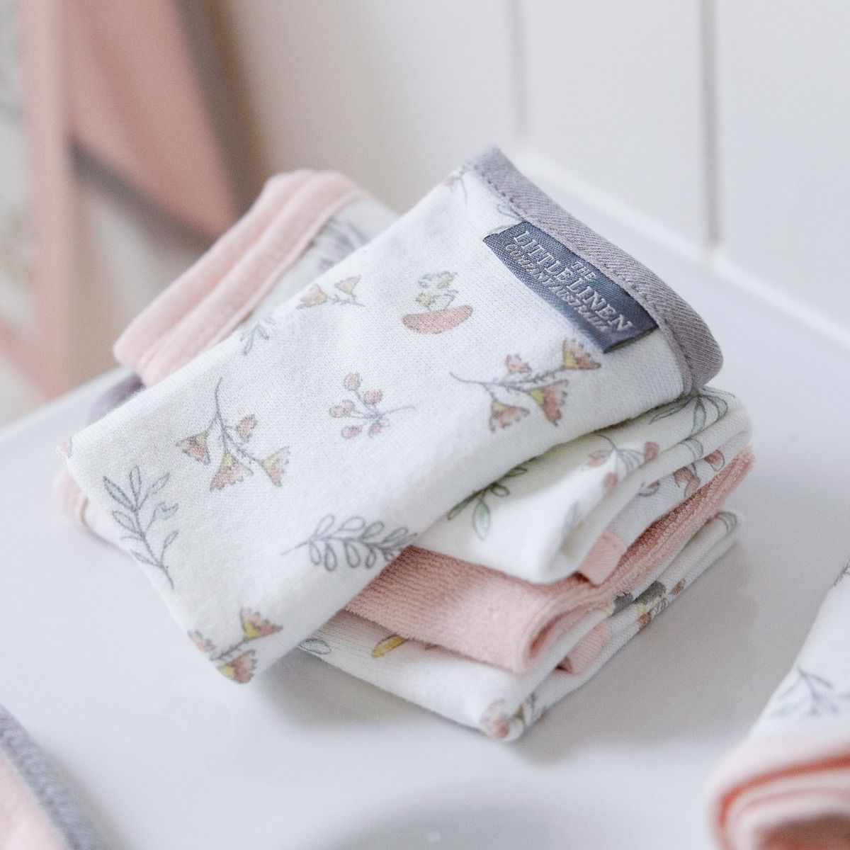 Little Linen Toweling Washer 6 pk | Harvest Bunny