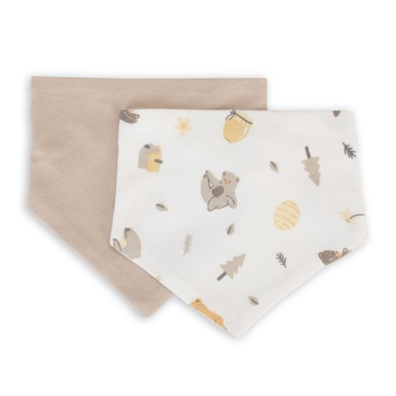 Little Linen Jersey Bib 2 pk | Nectar Bear