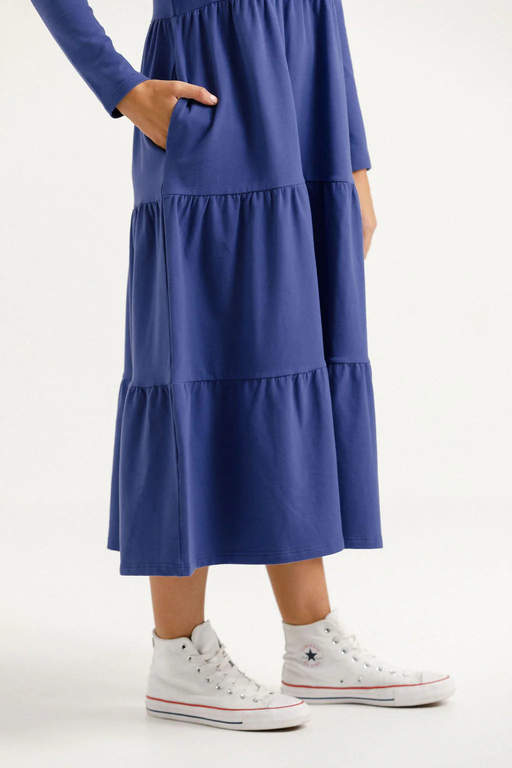 Home-lee Long Sleeve Kendall Dress | Hyacinth