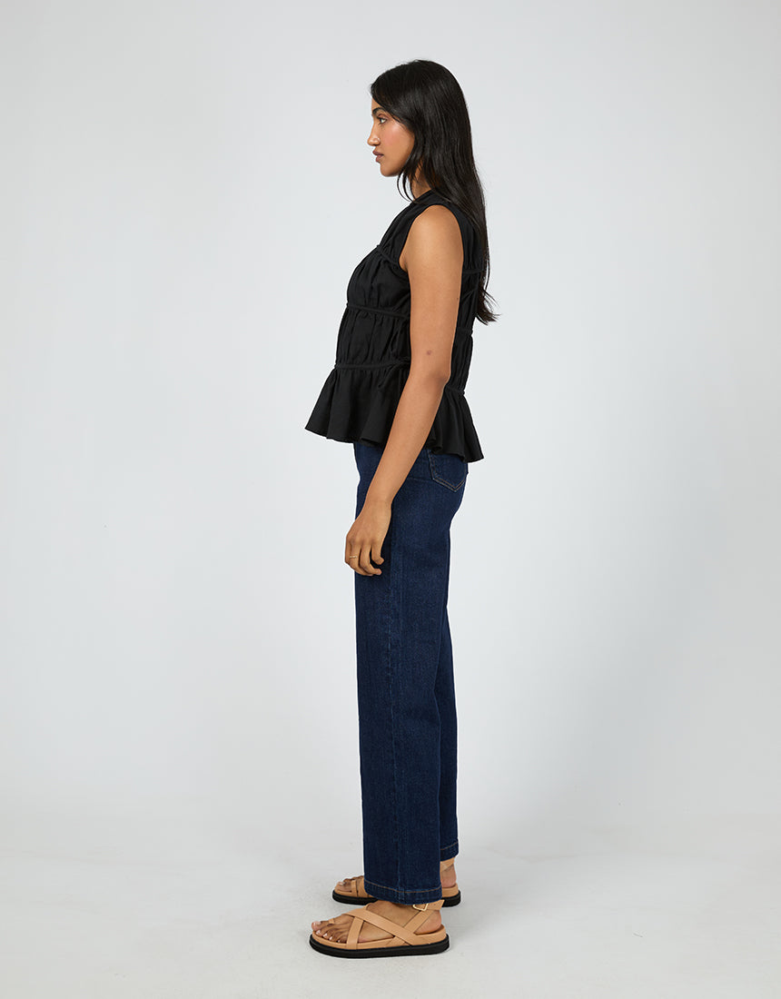 All About Eve Lou Lou Tie Top | Black