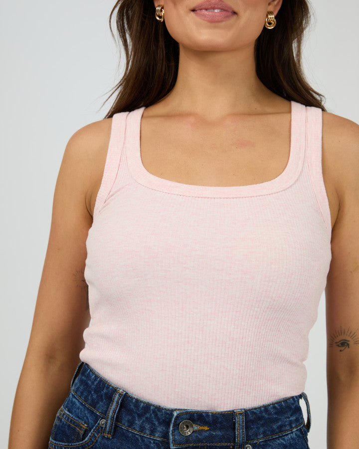 Silent Theory Mia Tank | Blush Marle