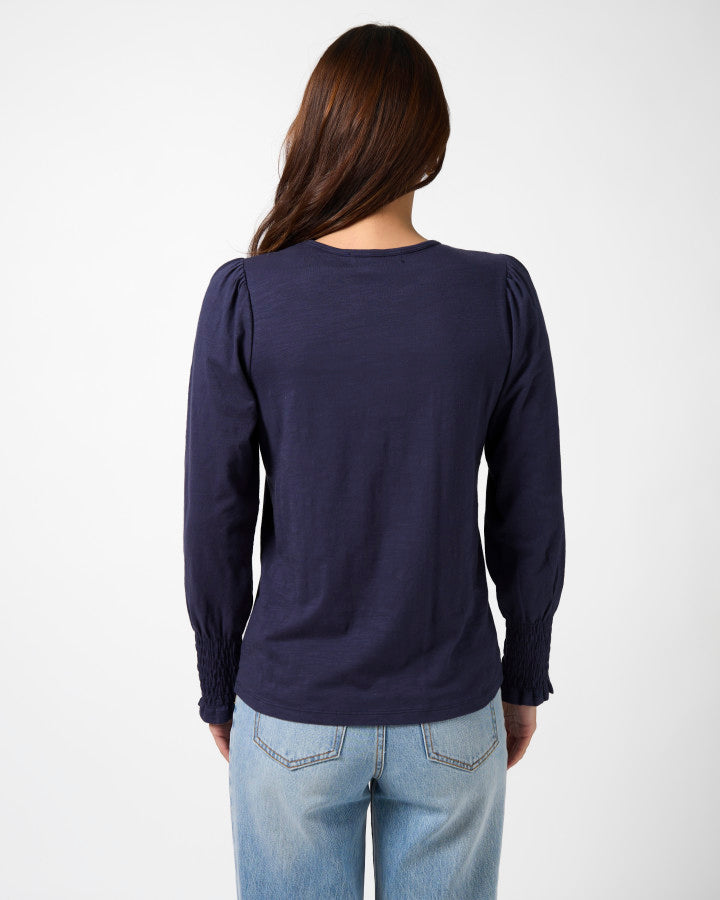 Stella + Gemma Neve Top | Navy