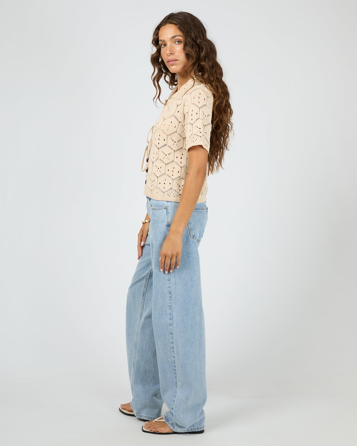 Silent Theory Nina Crochet Top