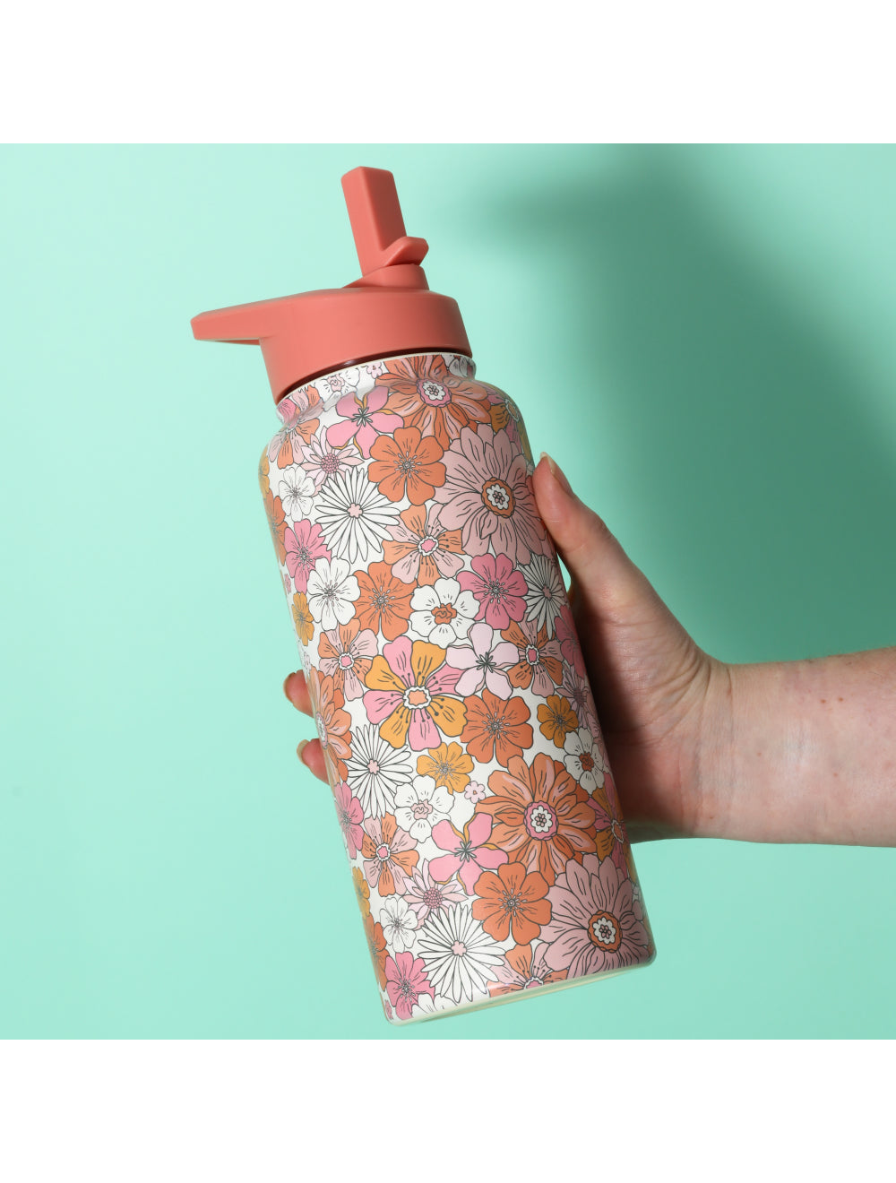 Sip By Splosh Insulated Water Bottle | Retro Floral