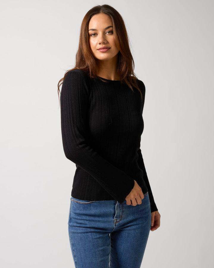Stella + Gemma Skyler Top | Black