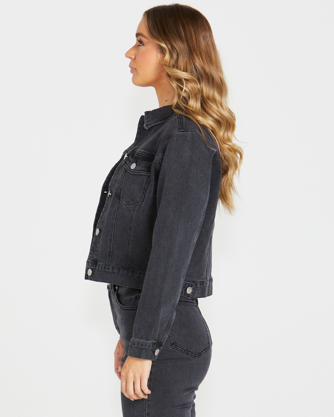 SASS Darcy Denim Jacket | 82 Washed Black