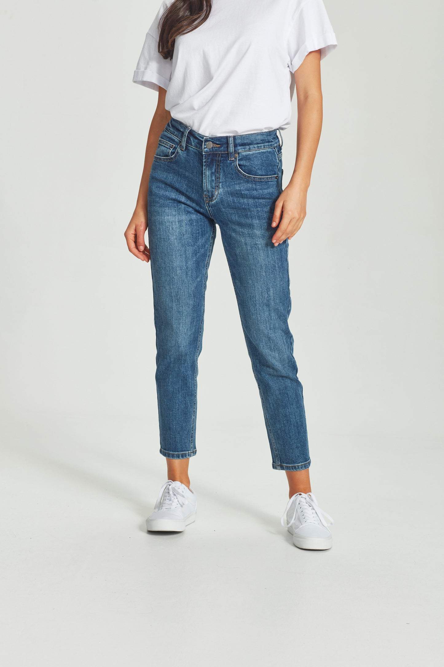 Junkfood Kailey Short Stuff Jean - Dark Blue