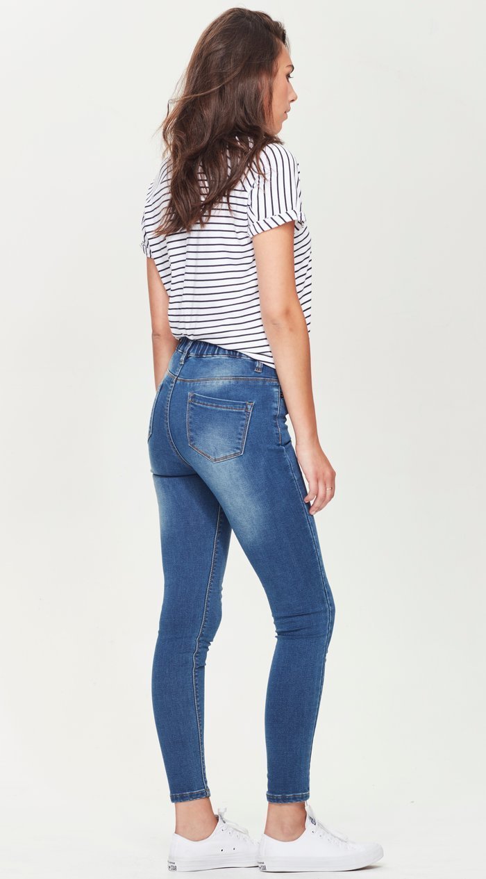 Junkfood Veronica Elastic Jean - Blue