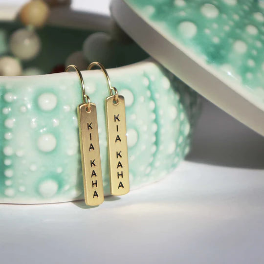 Little Taonga Kia kaha – Stay Strong – Earrings