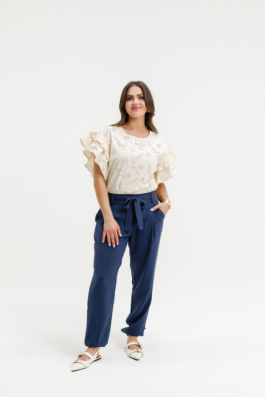 Homelee Evelyn Blouse | Coastal Daisies