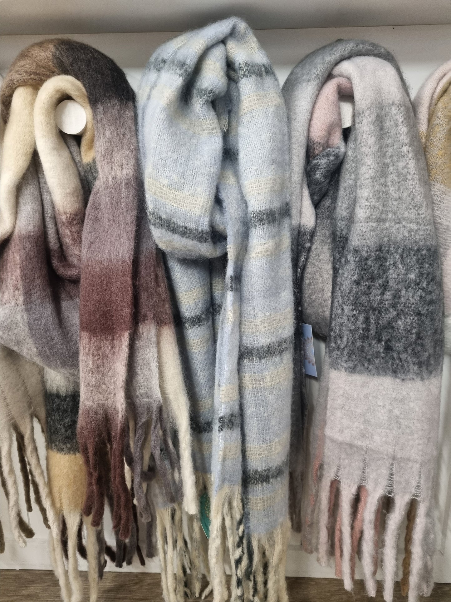 Free Spirit Winter Sky Plaid Scarf
