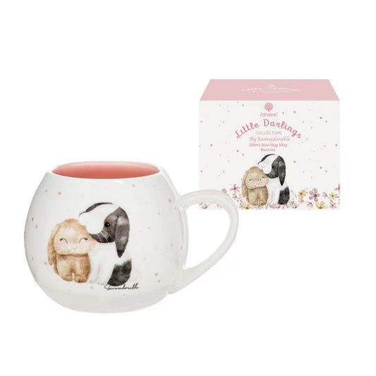 Ashdene Little Darlings Bunnies Mini Hug Mug