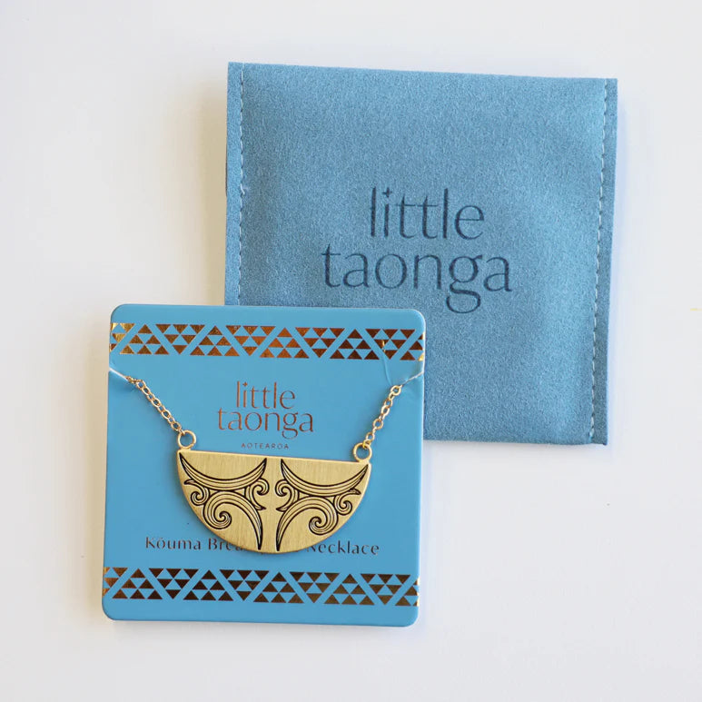 Little Taonga Kauae Breastplate Necklace