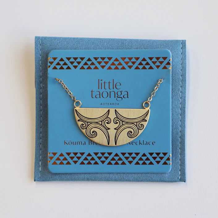 Little Taonga Kauae Breastplate Necklace