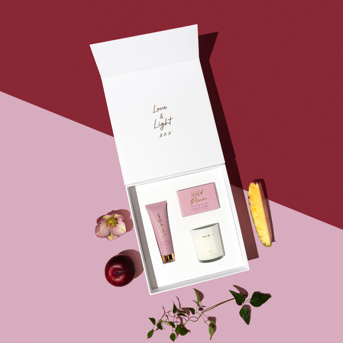 Living Light Pamper Gift Set | Wild Plum
