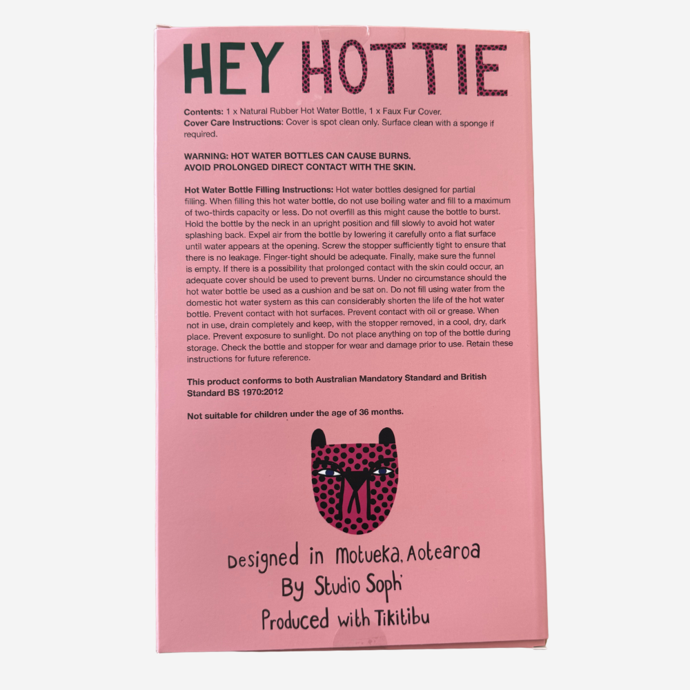 Studio Soph Hot Water Bottle | Fuck Off