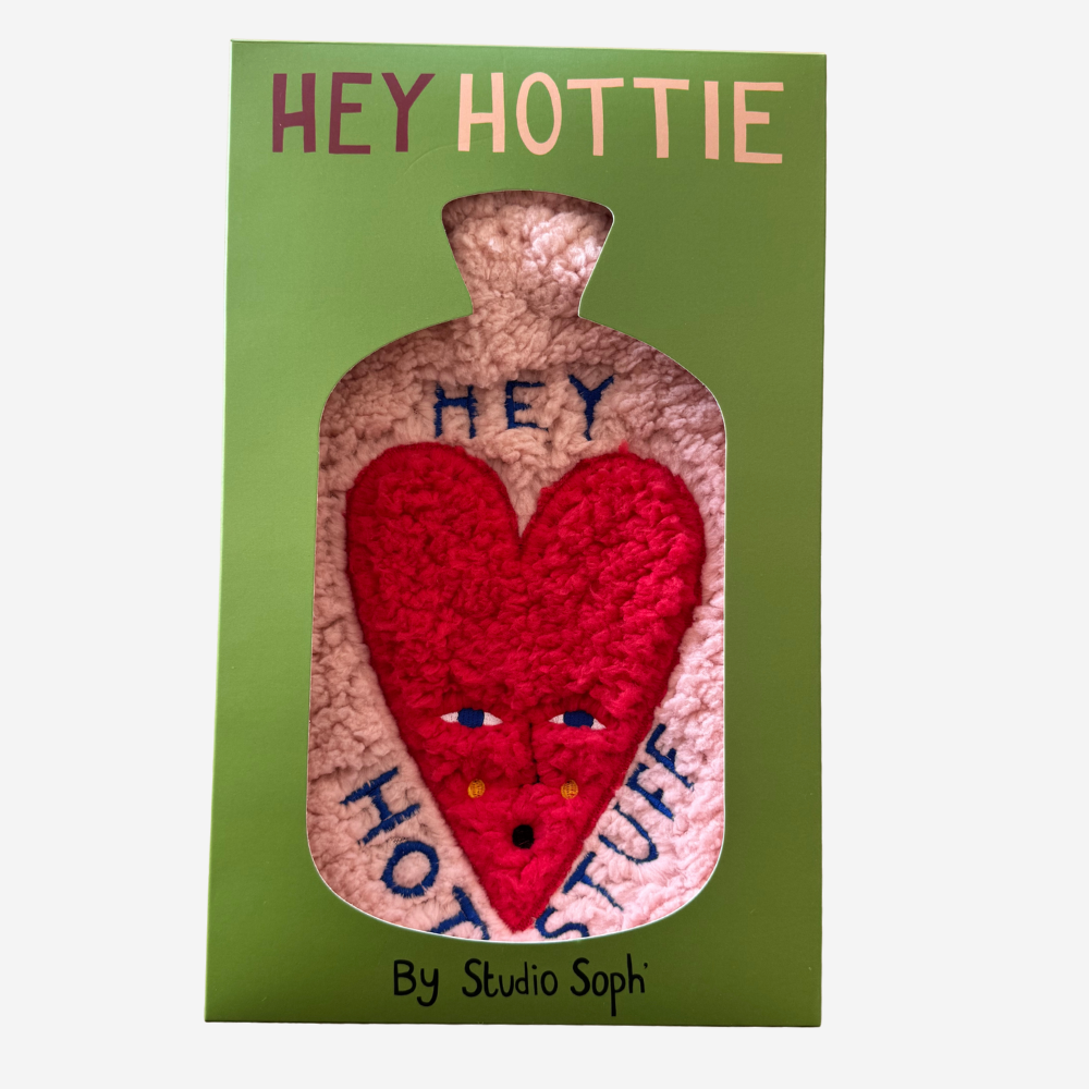 Studio Soph Hot Water Bottle | Hey Hot Stuff