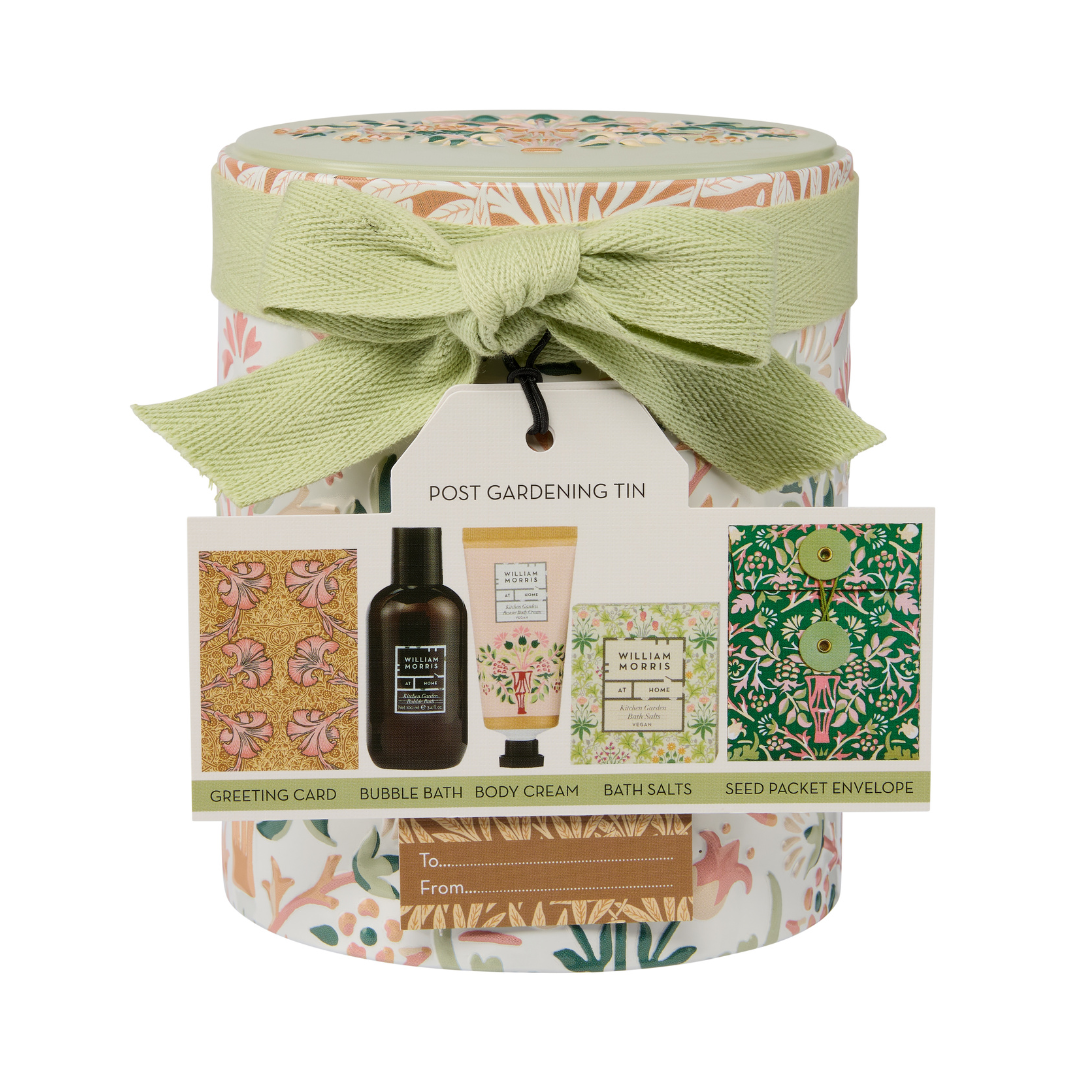 William Morris Kitchen Garden Post | Gardening Care Flowerpot Tin