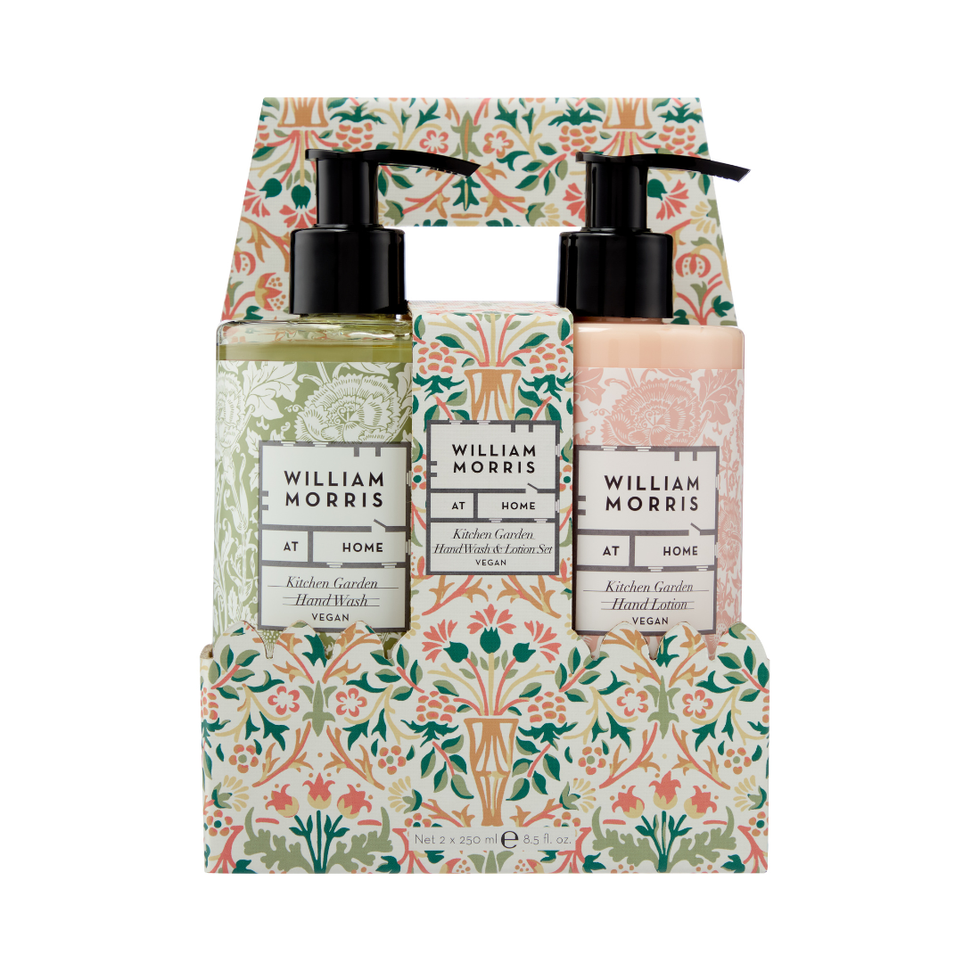 William Morris Kitchen Garden Hand Wash & Lotion Set