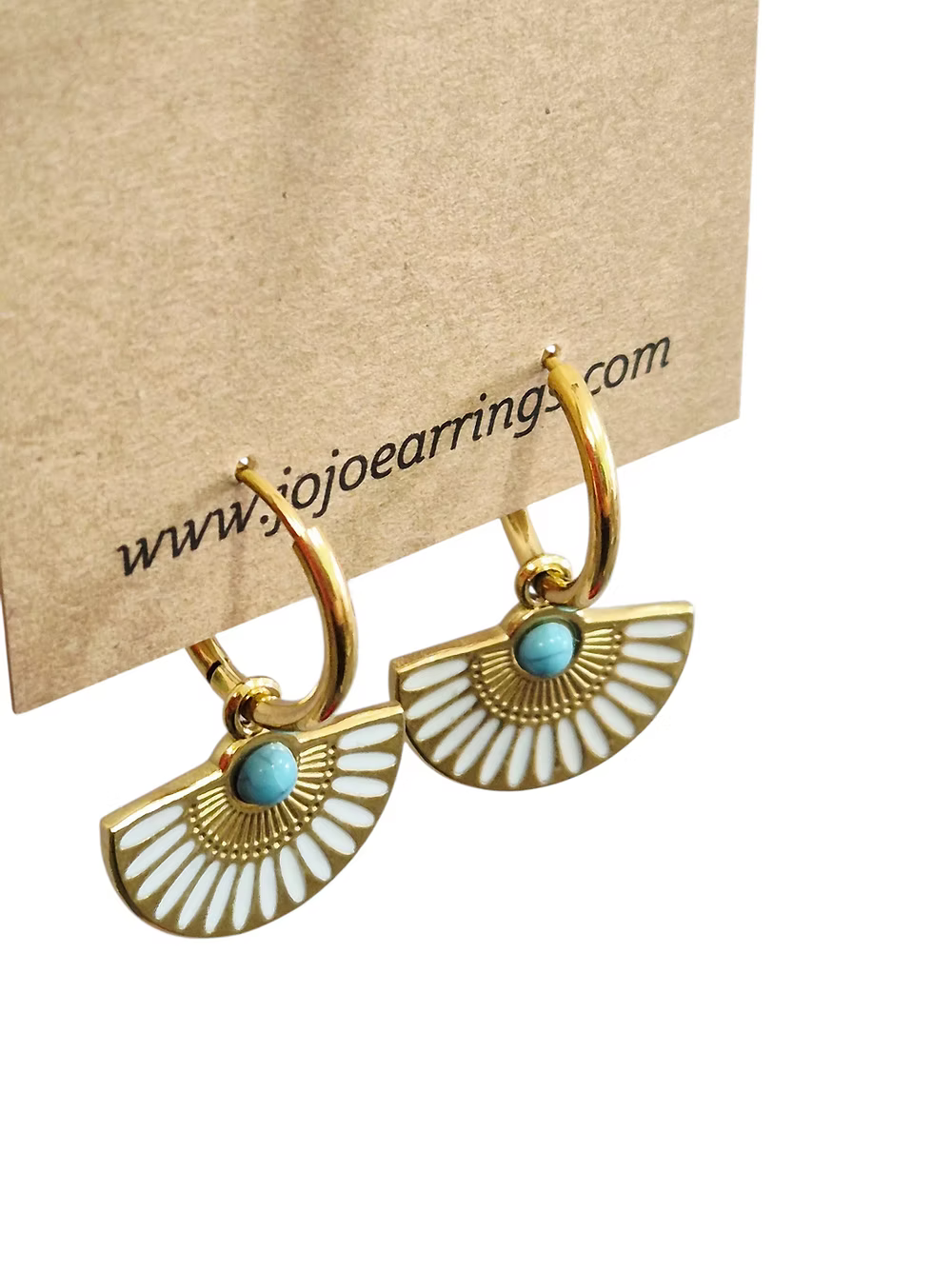 Jojo Riana Earrings | White