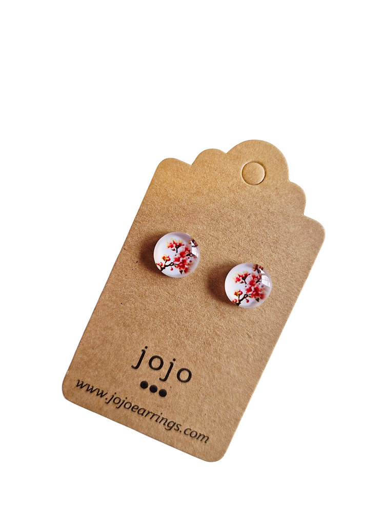 Jojo Glass Domed Studs 10mm