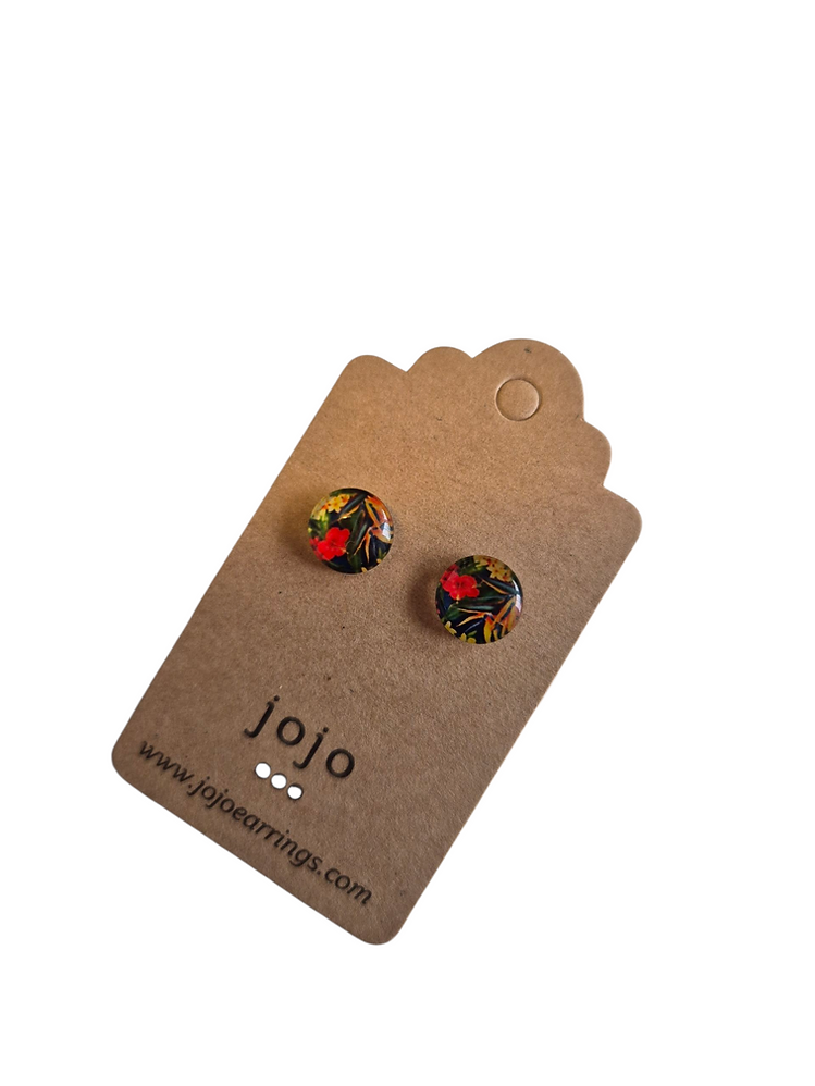 Jojo Glass Domed Studs 10mm