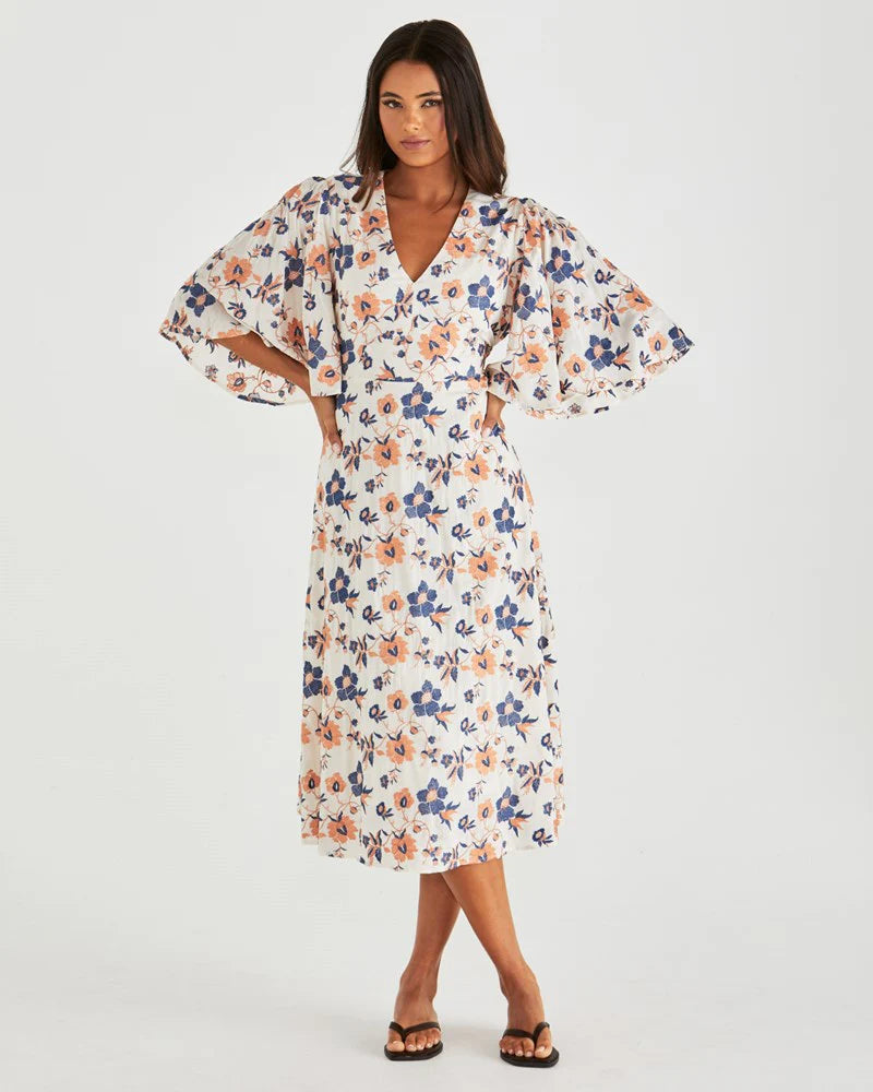 Sass Luca Dress | Floral Embroidery