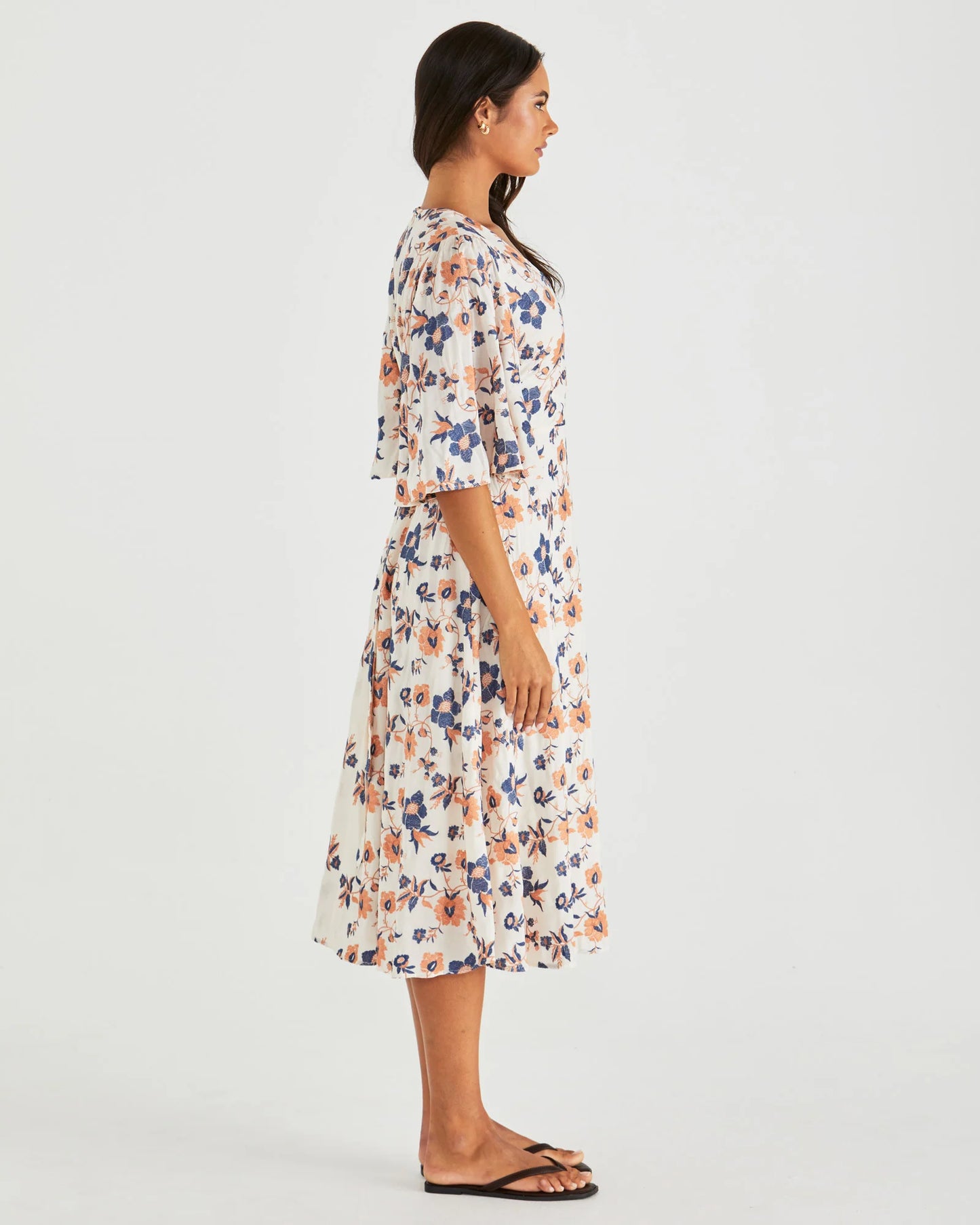 Sass Luca Dress | Floral Embroidery