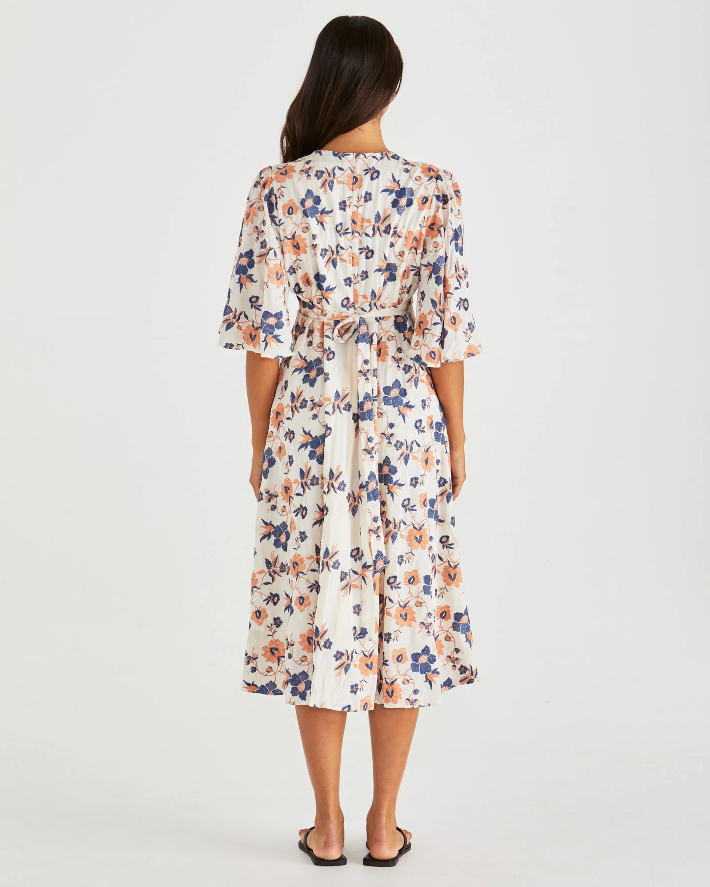 Sass Luca Dress | Floral Embroidery