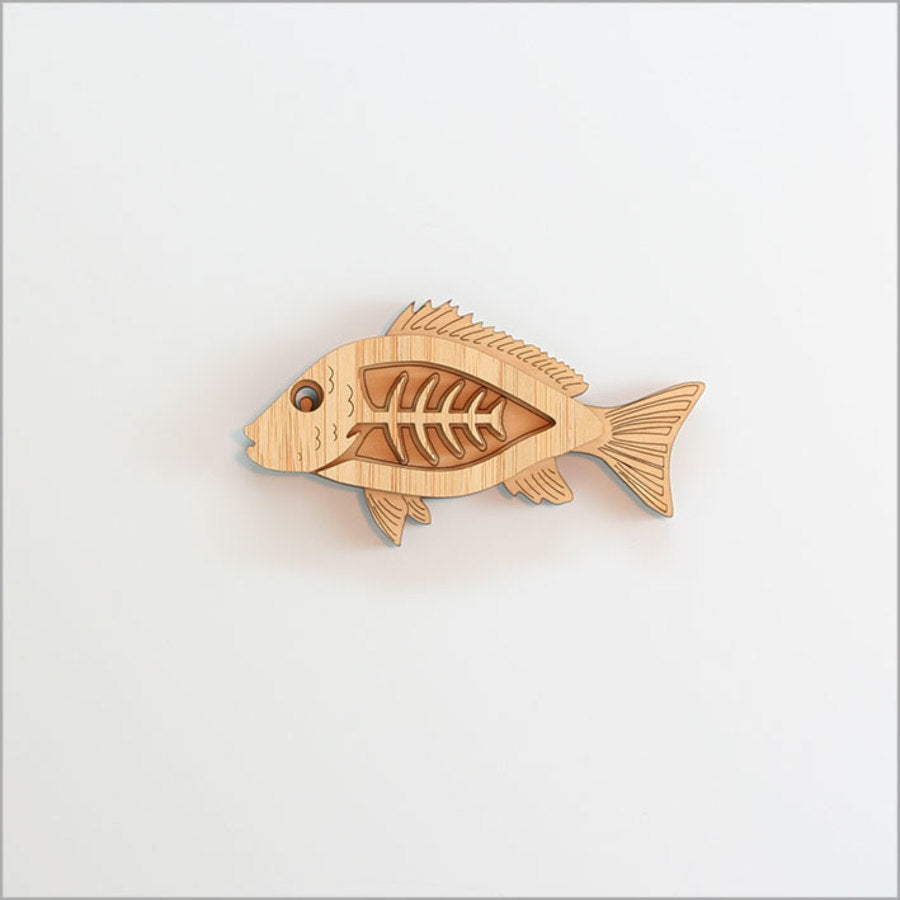 Crystal Ashley Wooden Magnet