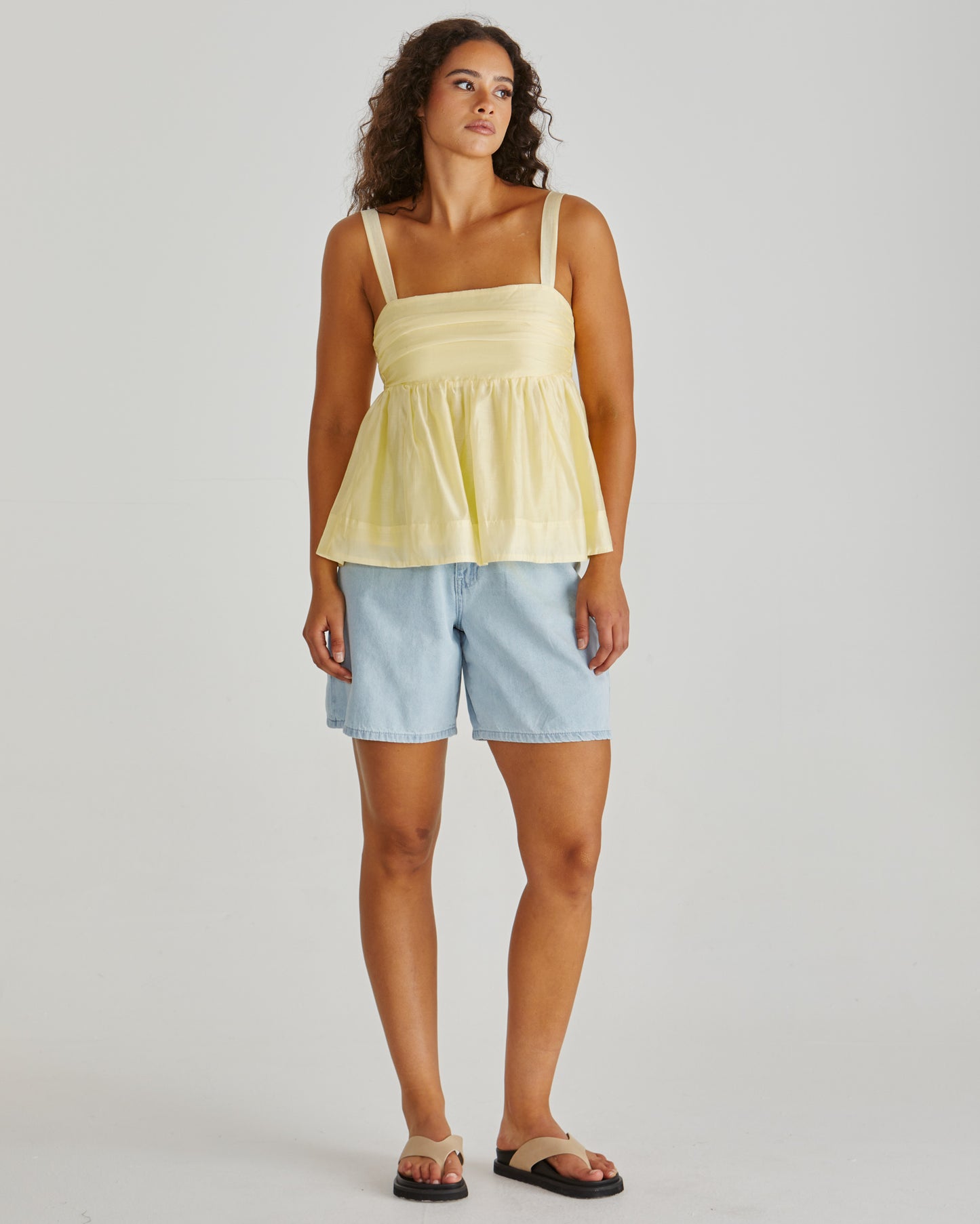 Sass Della Top | Yellow