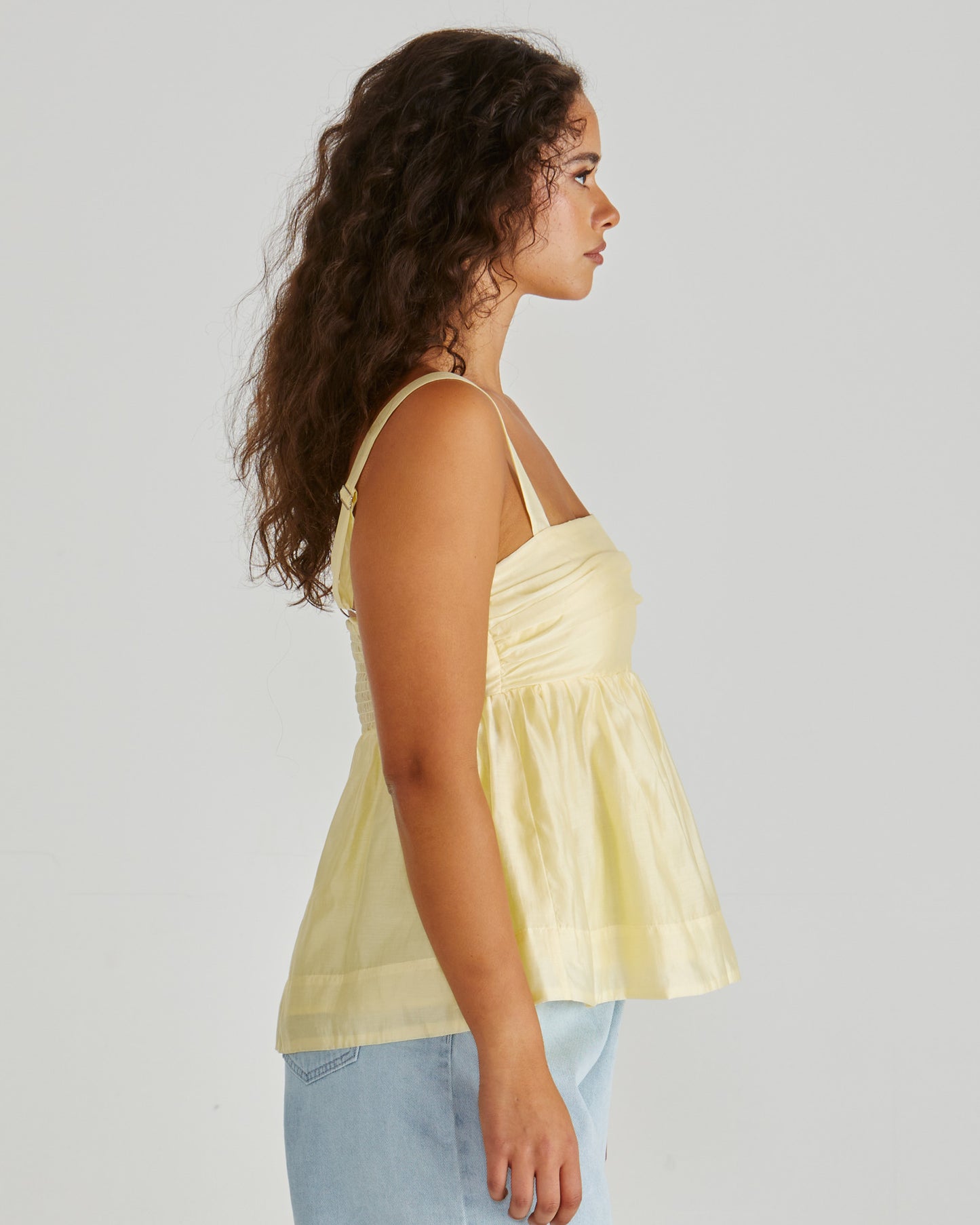 Sass Della Top | Yellow