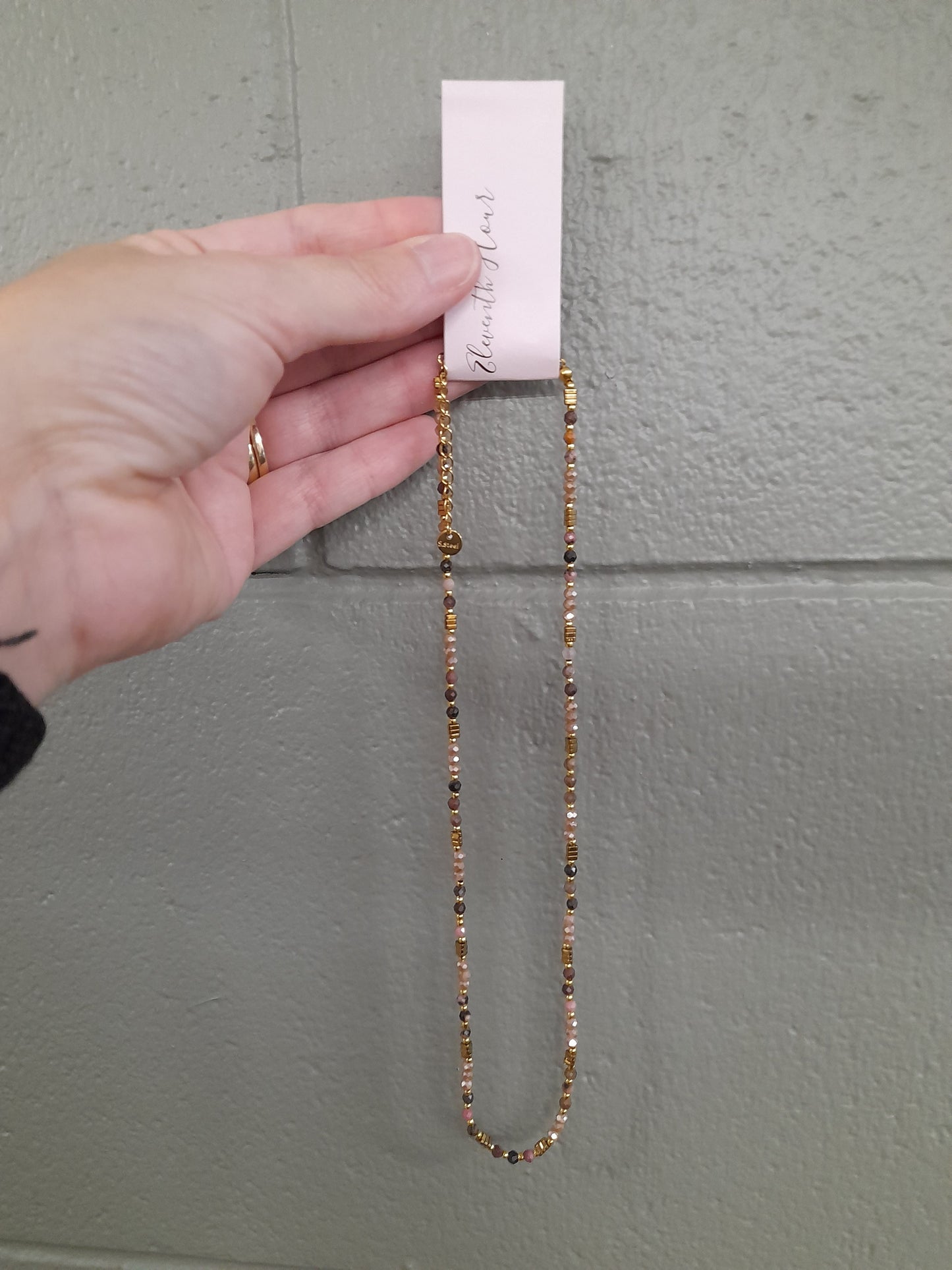 Eleventh Hour Handmade Bead Necklace
