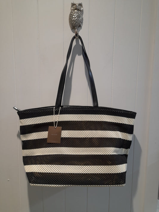 No Filter Striped Tote Bag