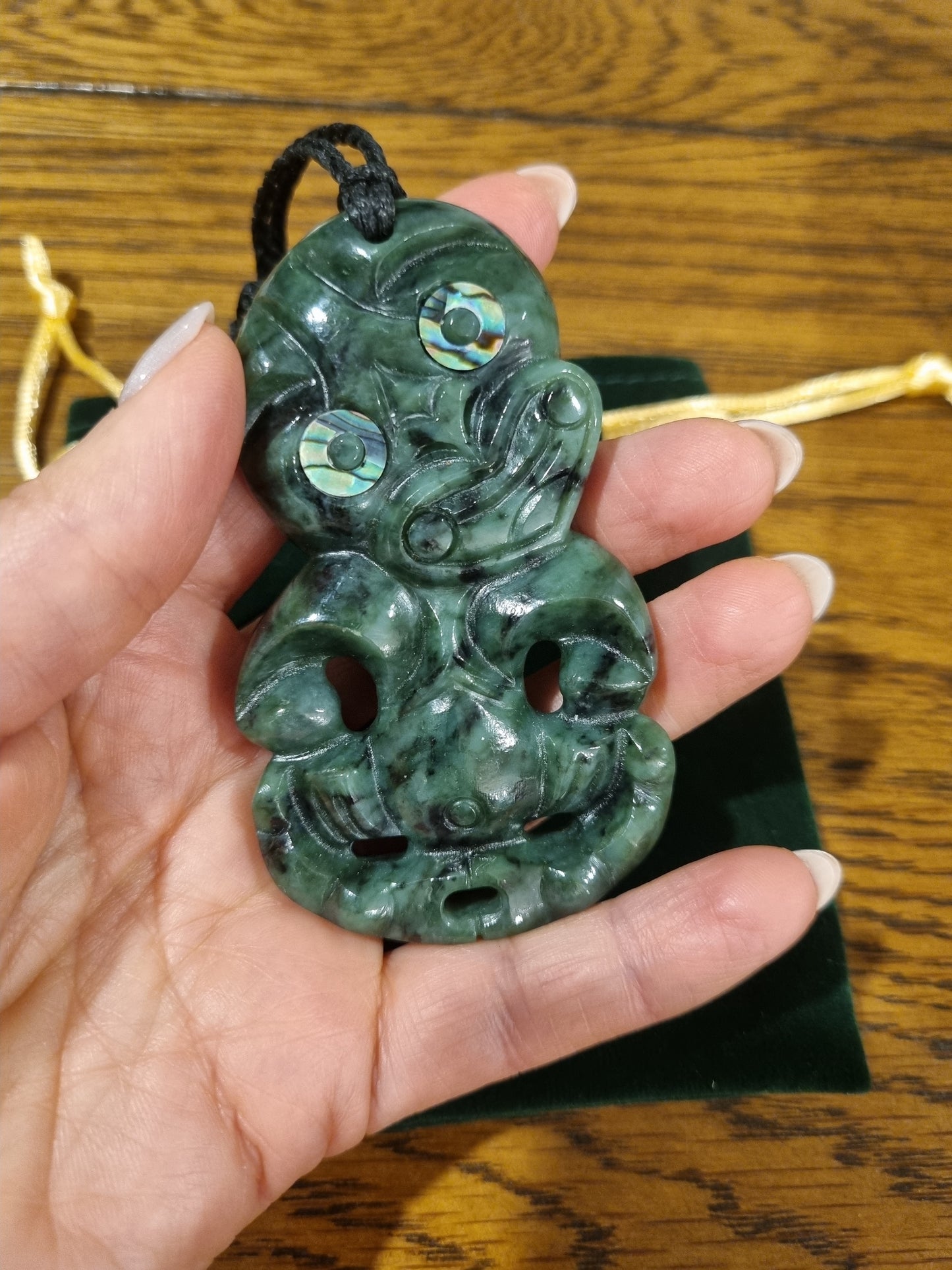 Jaslin Greenstone - Hei-Tiki 80mm