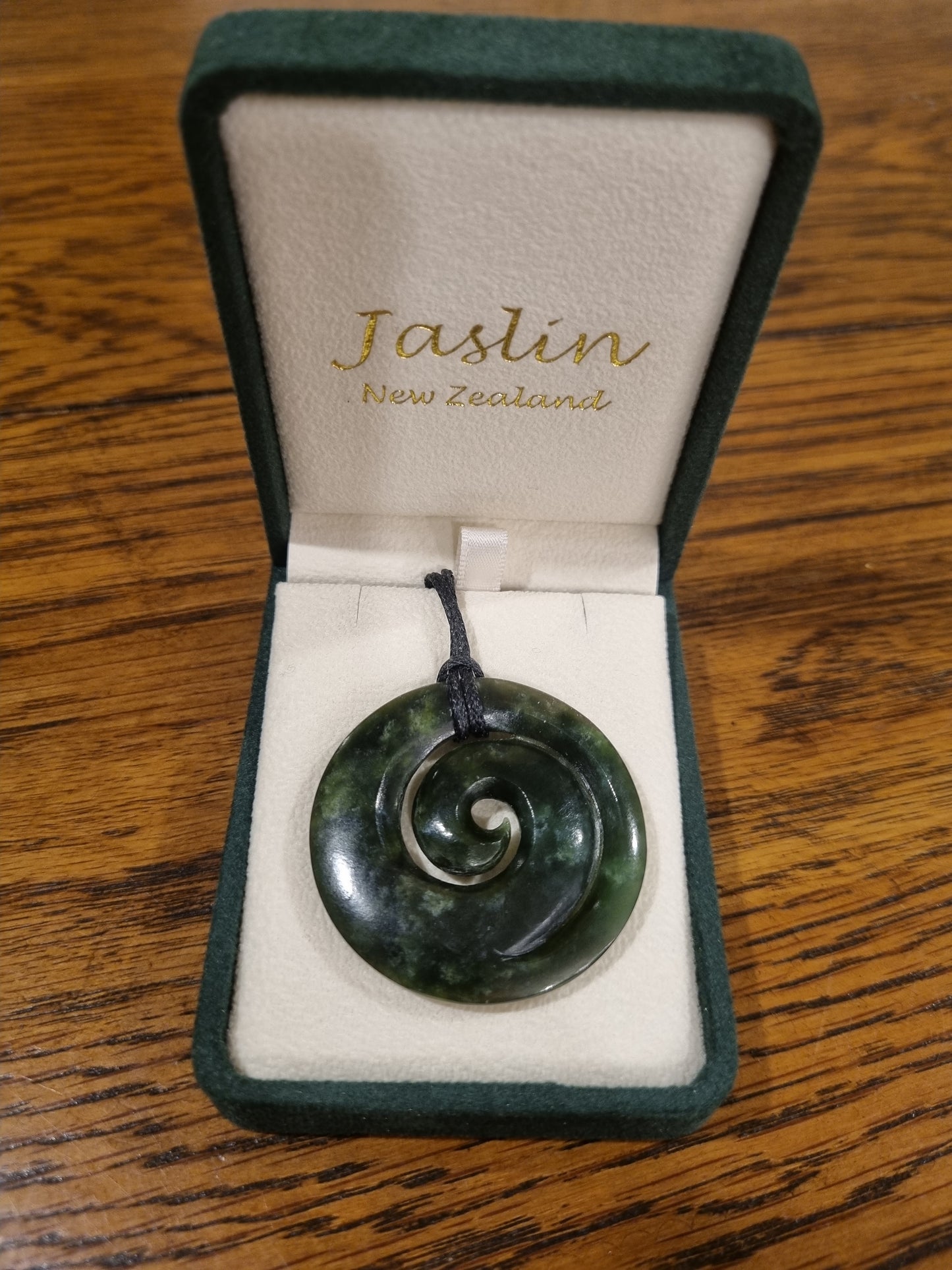 Jaslin Greenstone - Koru Necklace