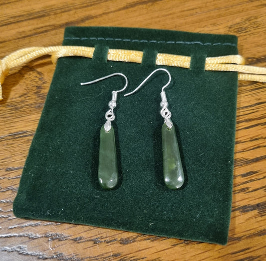 Jaslin Greenstone - Drop Earrings