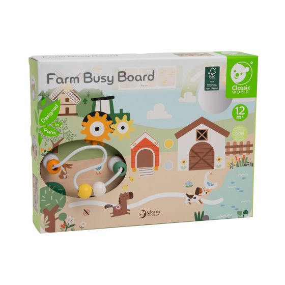 Classic World Busy Board | Farm