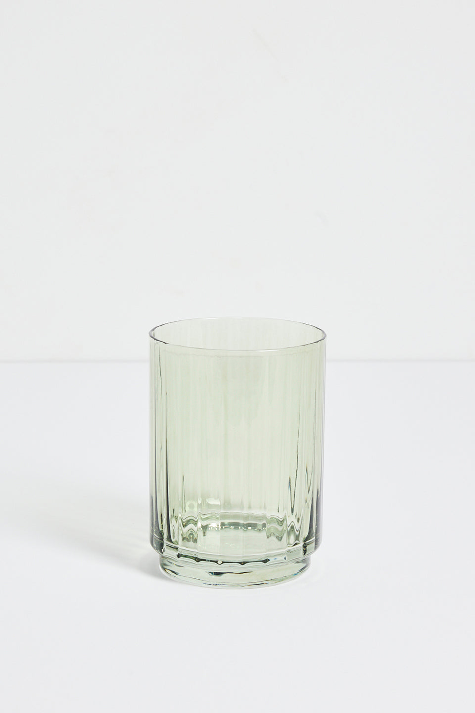 Willow & Mae Ribbed Tumblers | Olive Green