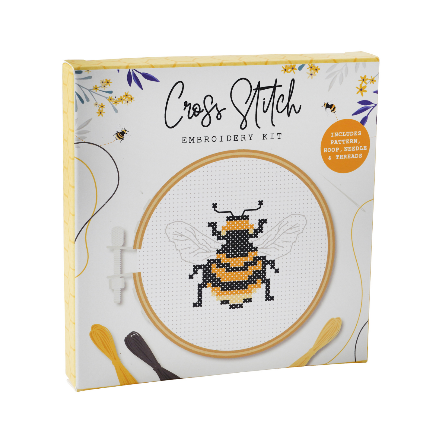 The Beekeeper Bee Cross Stitch
