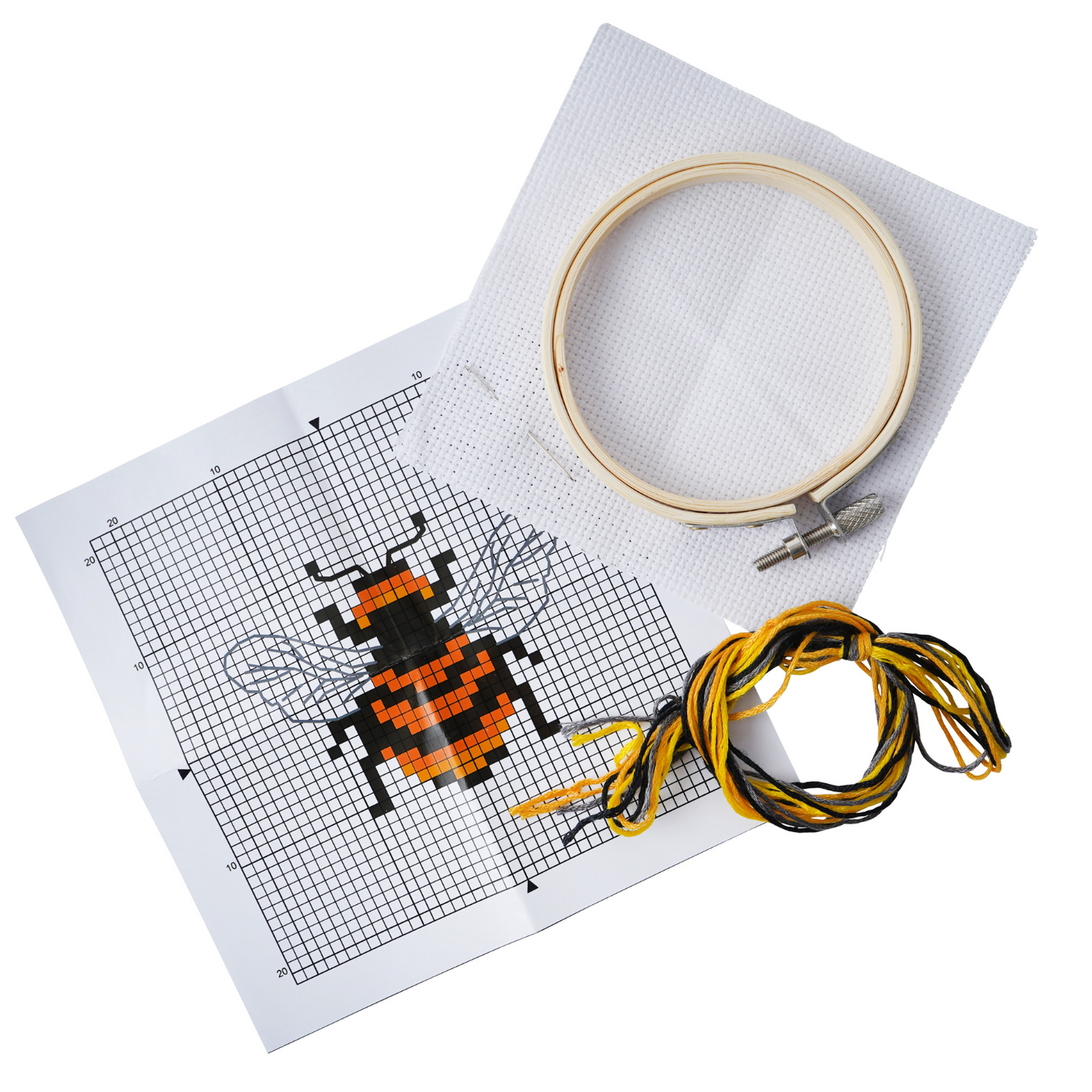 The Beekeeper Bee Cross Stitch