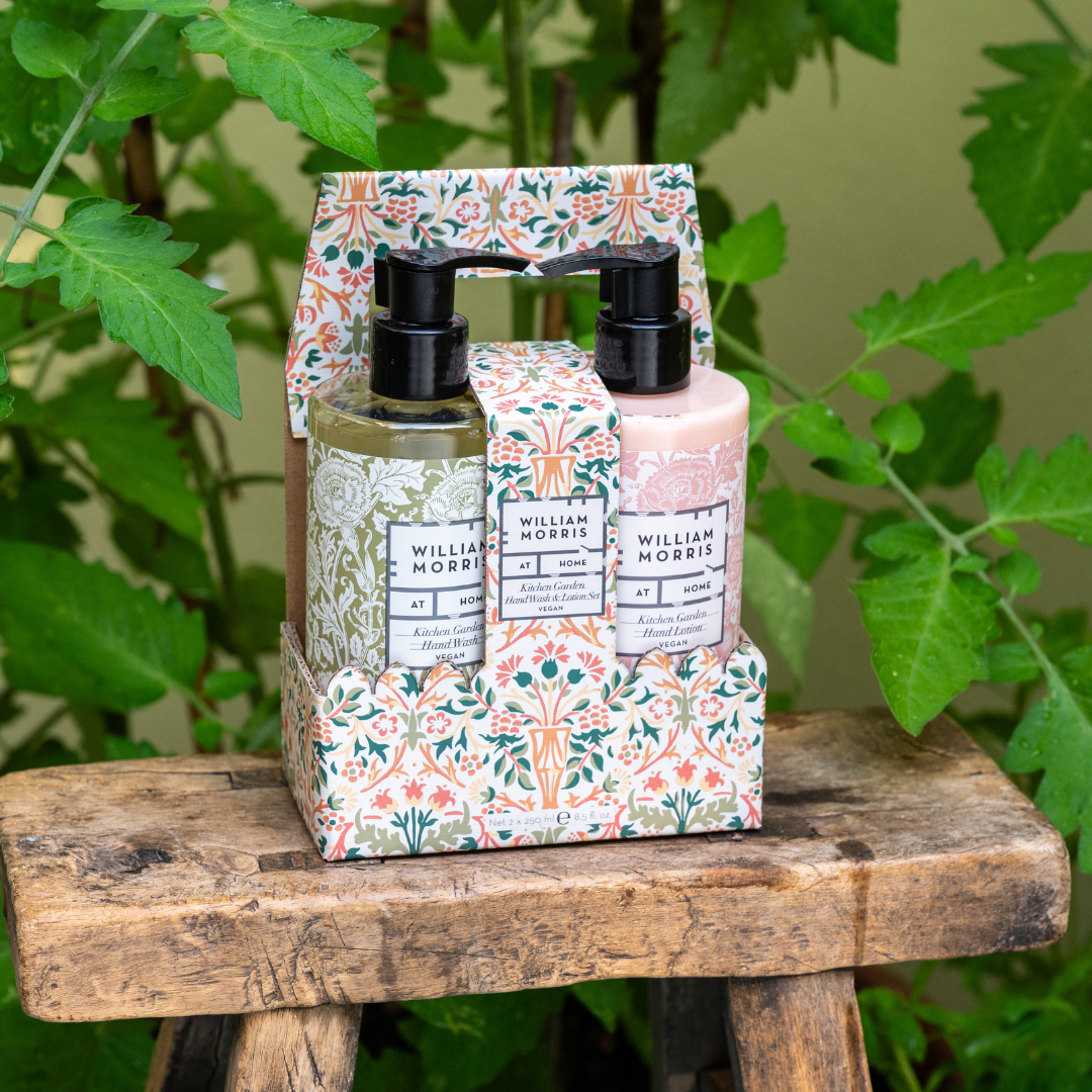 William Morris Kitchen Garden Hand Wash & Lotion Set