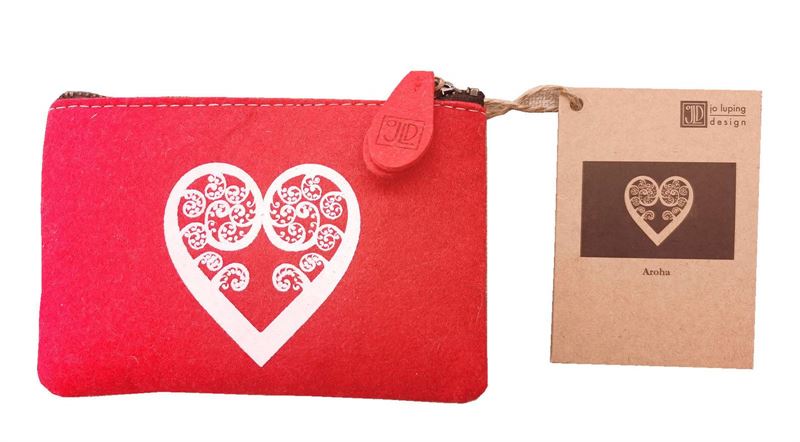 Jo Luping Design Ecofelt Purse