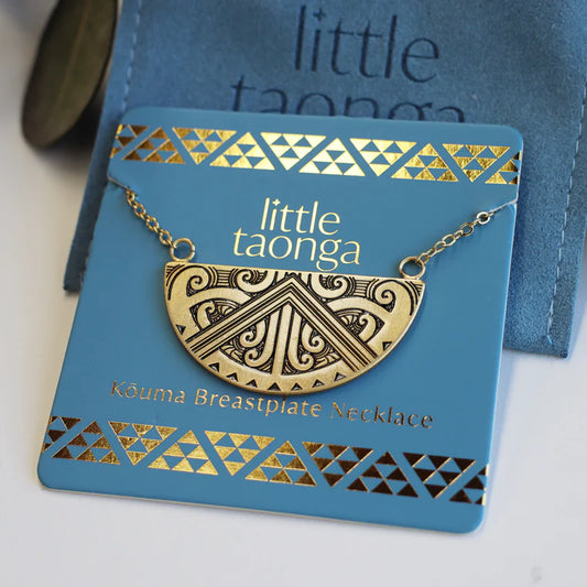 Little Taonga Maunga-nui Breastplate Necklace